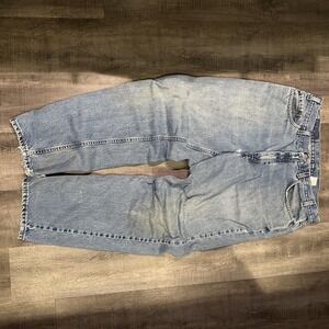 Levi's 550 Jeans Mens 36x32 Blue Relaxed Fit Baggy Wide Leg Distressed Y2K Denim